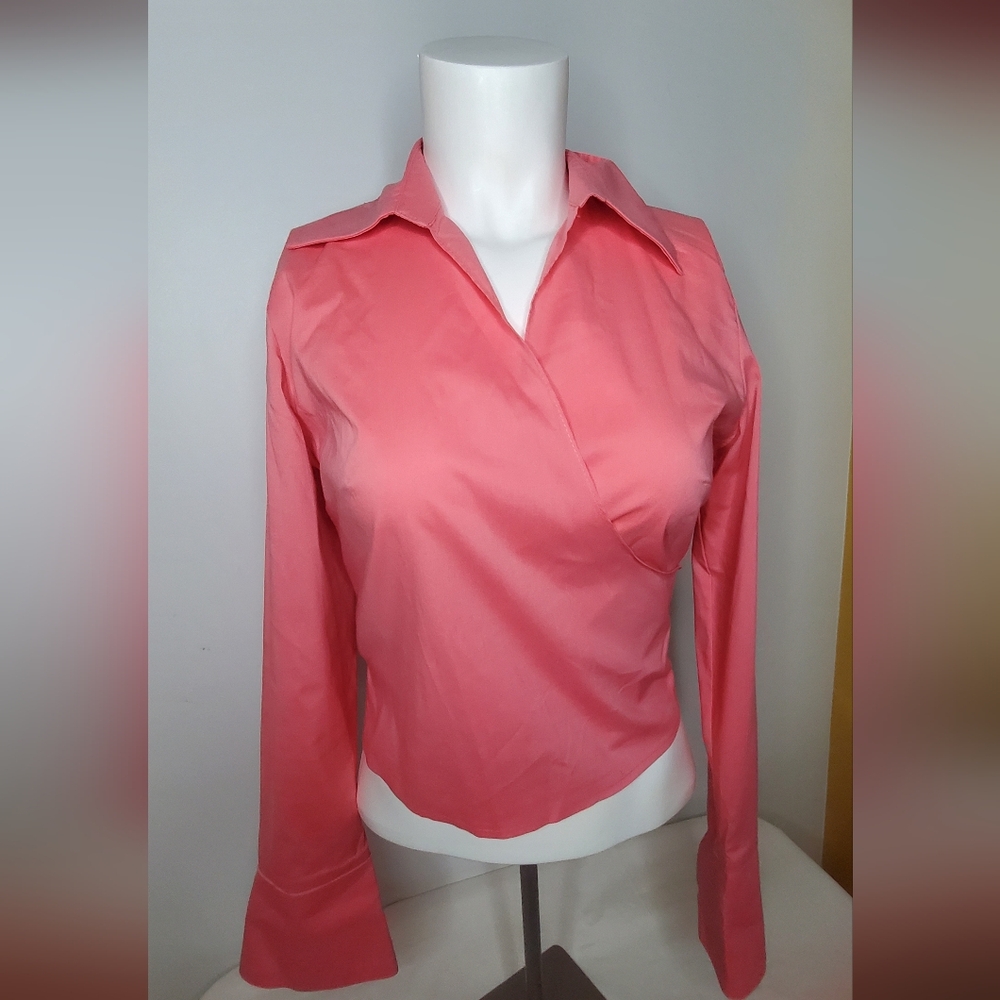 French Connection Size S - Coral Wrap Blouse